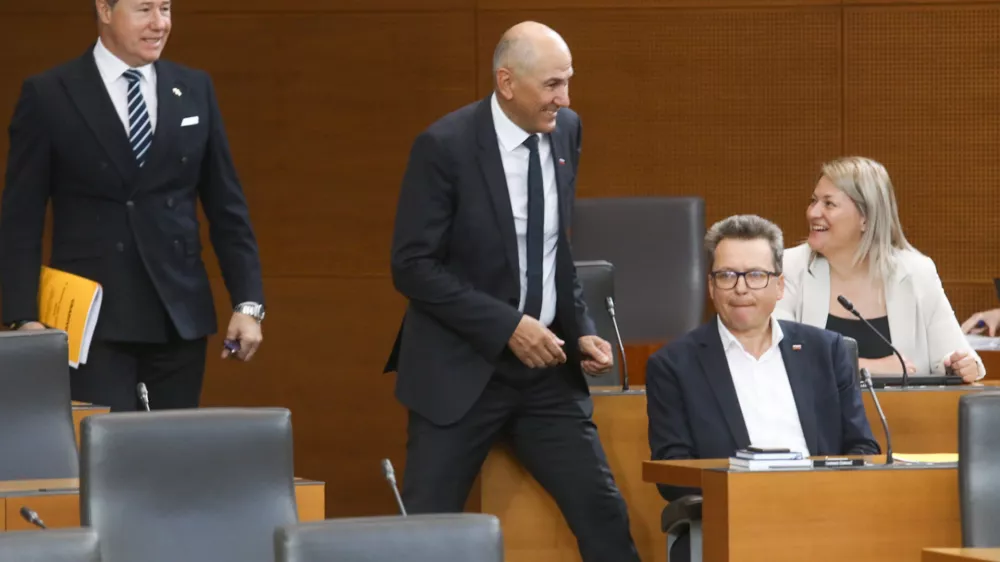 Janez Jan&scaron;a 22.5.2026 -&nbsp;izredna seja DZ, na kateri bodo obravnavali predlog za izvolitev prvaka SDS Janeza Jan&scaron;e za predsednika vlade;Foto: Luka Cjuha