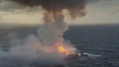 Nekaj sekund po eksploziji / Foto: Zajem Zaslona/spacex