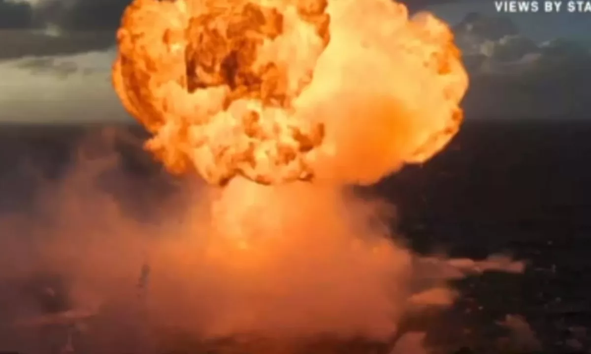 Poglejte si trenutek eksplozije nove megarakete podjetja SpaceX