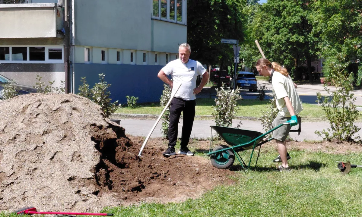 Združeni sosedje v Savskem naselju: namesto pločevine bo poslej dišalo po lipah