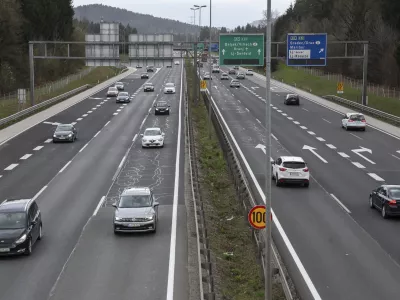 - 29.03. 2024 - kolone, zastoji, zgo&scaron;čen promet, obvoznica //FOTO: Jaka Gasar