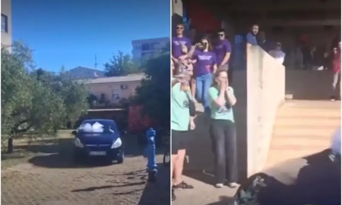 Maturanti razredničarki v znamenje zahvale kupili avto; profesorica v šoku