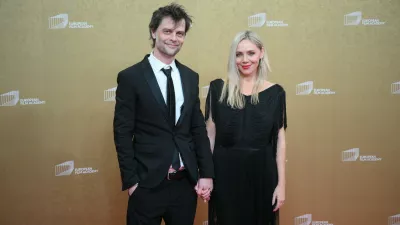 Luca Ciut in Katarina Čas, Evropske filmske nagrade 2026, Berlin. Foto: Profimedia