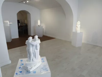 21.5.2026 - Galerija Mulec - trubarjeva cesta - Jiři Kočica, slovenski kipar in pedagog razstavaFoto: Luka Cjuha