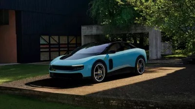 Ferrari's first fully electric car "Luce" in this handout image obtained by Reuters May 25, 2026, after the luxury sports car maker unveiled the model. Ferrari/Handout via REUTERS  THIS IMAGE HAS BEEN SUPPLIED AND PROCESSED BY A THIRD PARTY AND IS DISTRIBUTED BY REUTERS AS RECEIVED. NO RESALES. NO ARCHIVES.   TPX IMAGES OF THE DAY