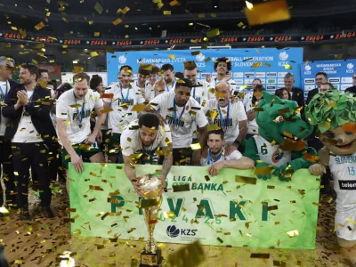 09.06.2025 Ko&scaron;arka Cedevita Olimpija - Krka finaleFoto: Luka Cjuha