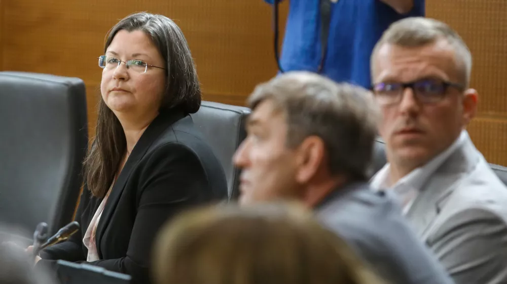 Katja Kokot resnica22.5.2026 - državni zbor - izredna seja DZ, na kateri bodo obravnavali predlog za izvolitev prvaka SDS Janeza Jan&scaron;e za predsednika vlade;Foto: Luka Cjuha