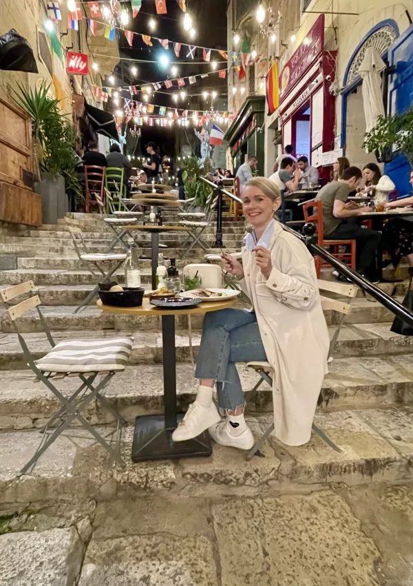 Andreja Počkaj, Malta / Foto: Osebni Arhiv A. Počkaj 