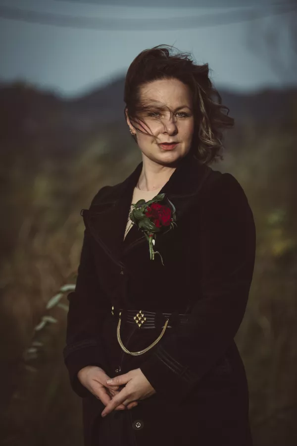Vokalistka, avtorica in performerka Zvezdana Novaković. Foto: Ksenija Mikor