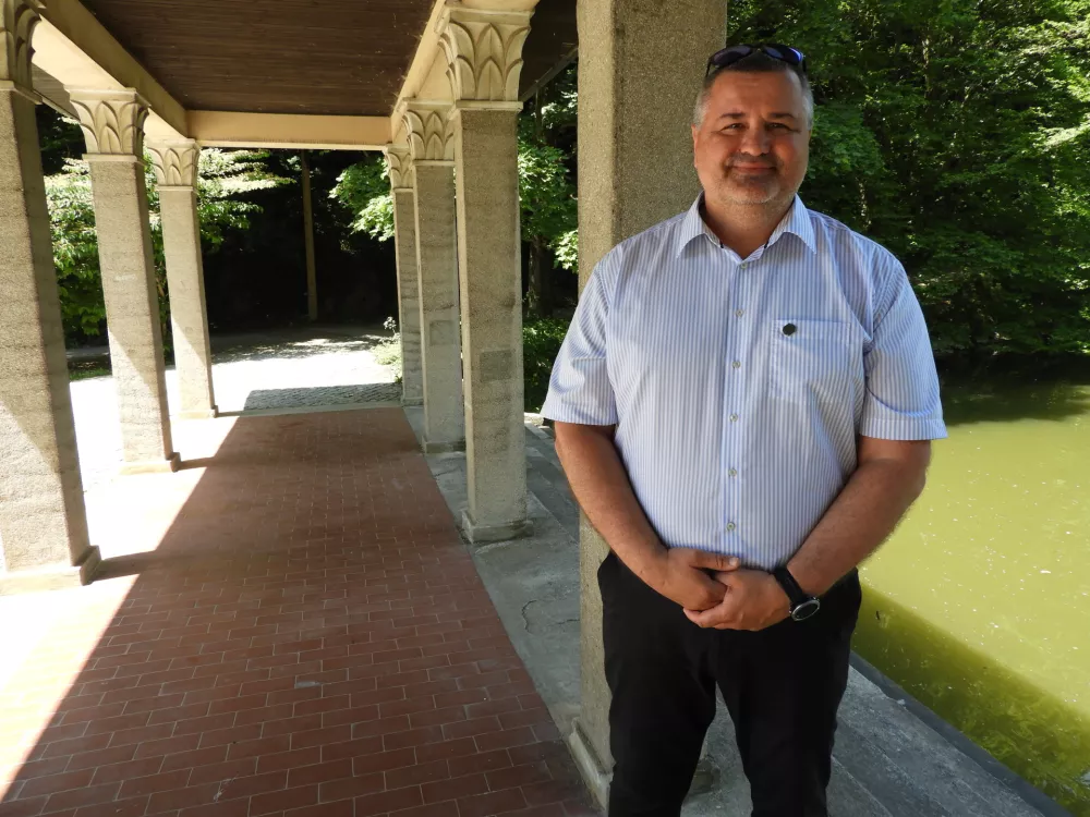 Gregor Danev, direktor zavoda za gozdove Slovenije / Foto: Katja Petrovec 