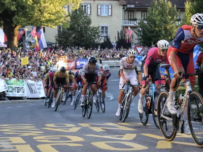 Tadej Pogačar- 09.08.2025 - kolesarstvo - elitna članska dirka (35 km) za 7. pokal Tadeja Pogačarja, Komenda//FOTO: Jaka Gasar