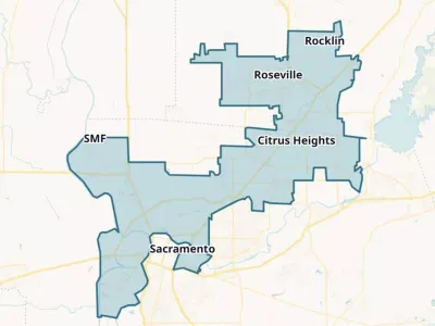 April 14, 2026: Image of the map for California's 6th Congressional District in the U.S. House of Representatives. (Credit Image: ? The Sacramento Bee via ZUMA Press Wire)