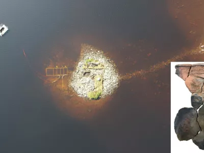 Posnetek iz zraka. Že zelo davno so ljudje znali graditi presenetljive konstrukcije. / Foto: University Of Southampton