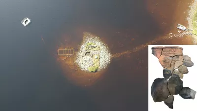 Posnetek iz zraka. Že zelo davno so ljudje znali graditi presenetljive konstrukcije. / Foto: University Of Southampton