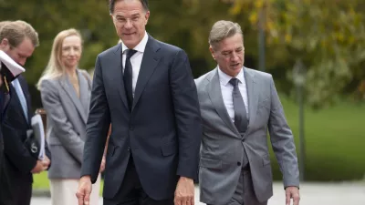 Robert GolobMark Rutte13.10.2025 - Uradni obisk generalnega sekretarja zveze NATOFOTO: Nik Erik Neubauer