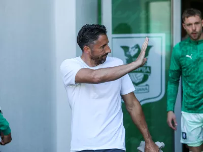 - Federico Bessone Luna, glavni trener,- 33. krog 1. slovenske lige Telemach v nogometu, NK Oplimpija - NK Primorje.//FOTO: Bojan Velikonja