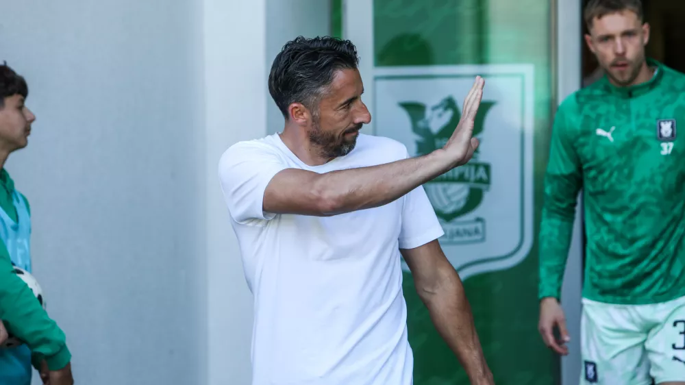 - Federico Bessone Luna, glavni trener,- 33. krog 1. slovenske lige Telemach v nogometu, NK Oplimpija - NK Primorje.//FOTO: Bojan Velikonja