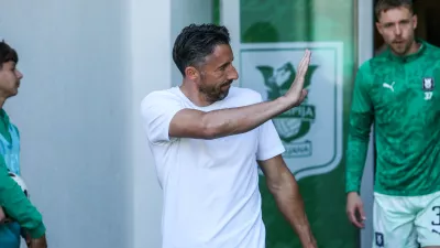 - Federico Bessone Luna, glavni trener,- 33. krog 1. slovenske lige Telemach v nogometu, NK Oplimpija - NK Primorje.//FOTO: Bojan Velikonja