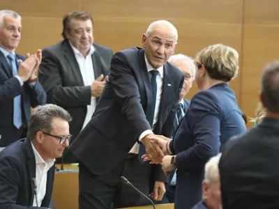 Janez Jan&scaron;a22.5.2026 - izredna seja DZ, na kateri bodo obravnavali predlog za izvolitev prvaka SDS Janeza Jan&scaron;e za predsednika vlade;Foto: Luka Cjuha