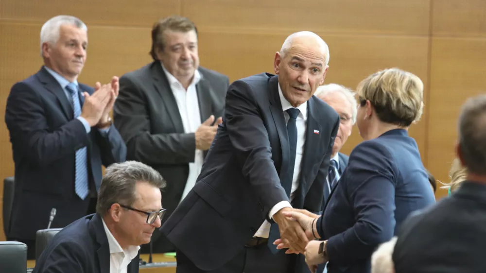 Janez Jan&scaron;a22.5.2026 - izredna seja DZ, na kateri bodo obravnavali predlog za izvolitev prvaka SDS Janeza Jan&scaron;e za predsednika vlade;Foto: Luka Cjuha