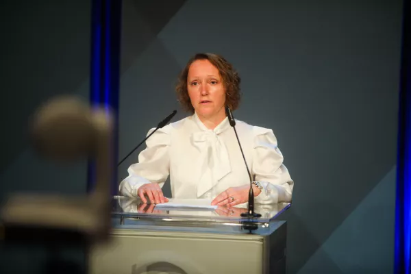 Mateja Ribič, državna sekretarka na ministrstvu za delo, družino, socialne zadeve in enake možnosti - 27.05.2020 - Novinarska konferenca o aktualnem dogajanju v zvezi s koronavirusom COVID-19  //FOTO: Bojan Velikonja