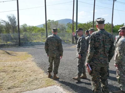 U.S. General Francis Donovan, head of U.S. Southern Command visits a location given as Guantanamo, Cuba, in this image released on May 29, 2026. U.S. Southern Command/Handout via REUTERS  THIS IMAGE HAS BEEN SUPPLIED BY A THIRD PARTY. MANDATORY CREDIT. VERIFICATION: Location and date not verified. No older version of was found posted online before May 29.