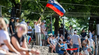 Tacen.Svetovni pokal v kajaku kanuju.Slalom na divjih vodah.