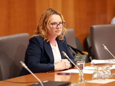 02.06.2026 - predstavitev ministrice za lokalno samoupravo, kohezijo in regionalni razvojMonika Kirbi&scaron; RojsFoto: Tomaž Skale