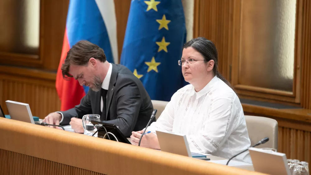 Katja Kokot1.6.2026 - predstavitev kandidata za ministra za kmetijstvo Janeza Ciglerja Kralja pred pristojnim odborom DZFoto: Luka Cjuha