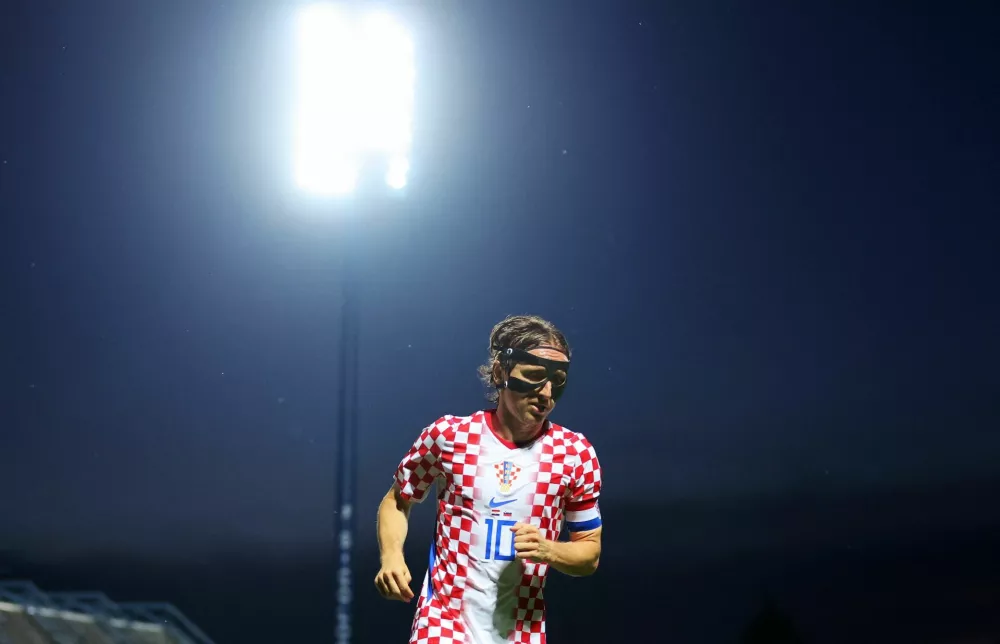 Soccer Football - International Friendly - Croatia v Slovenia - Stadion Varteks, Varazdin, Croatia - June 7, 2026 Croatia's Luka Modric REUTERS/Antonio Bronic