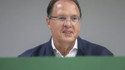 predsednik NK Olimpija Adam Delius - 04.07.2022 &ndash; Nogometni klub NK Olimpija - imenovanje novega glavnega trenerja //FOTO: Jaka Gasar