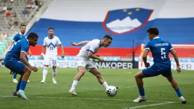 4.6.2026 - stadion Stožice - prijateljska tekma Slovenija - Ciper - nogomet slovenska reprezentanca Foto: Luka Cjuha