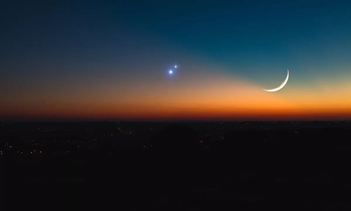 Dva najsvetlejša planeta našega osončja se bosta n