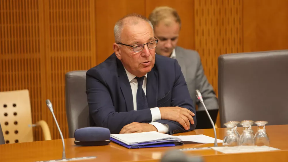 01.06.2026. Andrej &Scaron;ircelj. Zasli&scaron;anja kandidatov za ministre v 4. vladi Janeza Jan&scaron;e. Foto: Bojan Velikonja