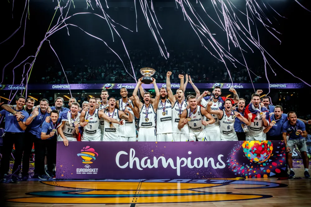 eurobasket 2017, slovenija evropski prvak, ko&scaron;arka, ko&scaron;arkarska reprezentanca, Istanbul / Foto: Fiba