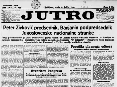 Naslovna stran Jutra tistega daljnega dne / Foto: Dlib
