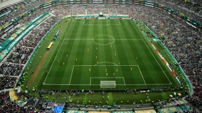 Soccer Football - FIFA World Cup 2026 - Group A - Mexico v South Africa - Estadio Azteca, Mexico City, Mexico - June 11, 2026 General view of action during the match REUTERS/Kai Pfaffenbach