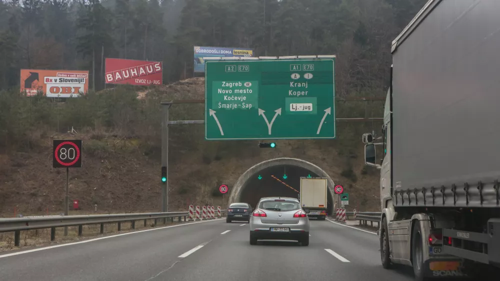 - 22.02.2019 &ndash; DARS - Vzhodna ljubljanska obvoznica &ndash; Predor Golovec -   //FOTO: Luka Cjuha.