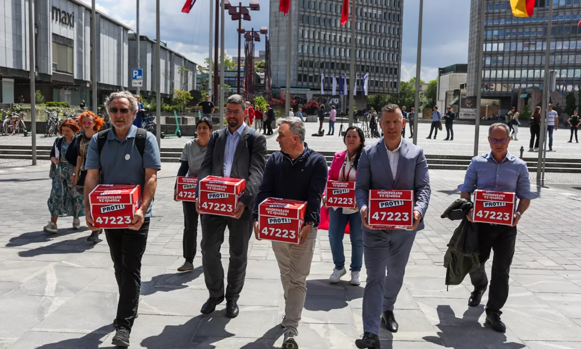 »Ljudstvo ima pravico odločati«: Sindikati v boj za pravico do referendumskega odločanja