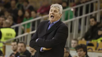 trener KK Zlatorog Aleš Pipan- košarka - Olimpija: Zlatorog, pokal Spar, četrtfinale, povratna tekma///FOTO: Jaka Gasar