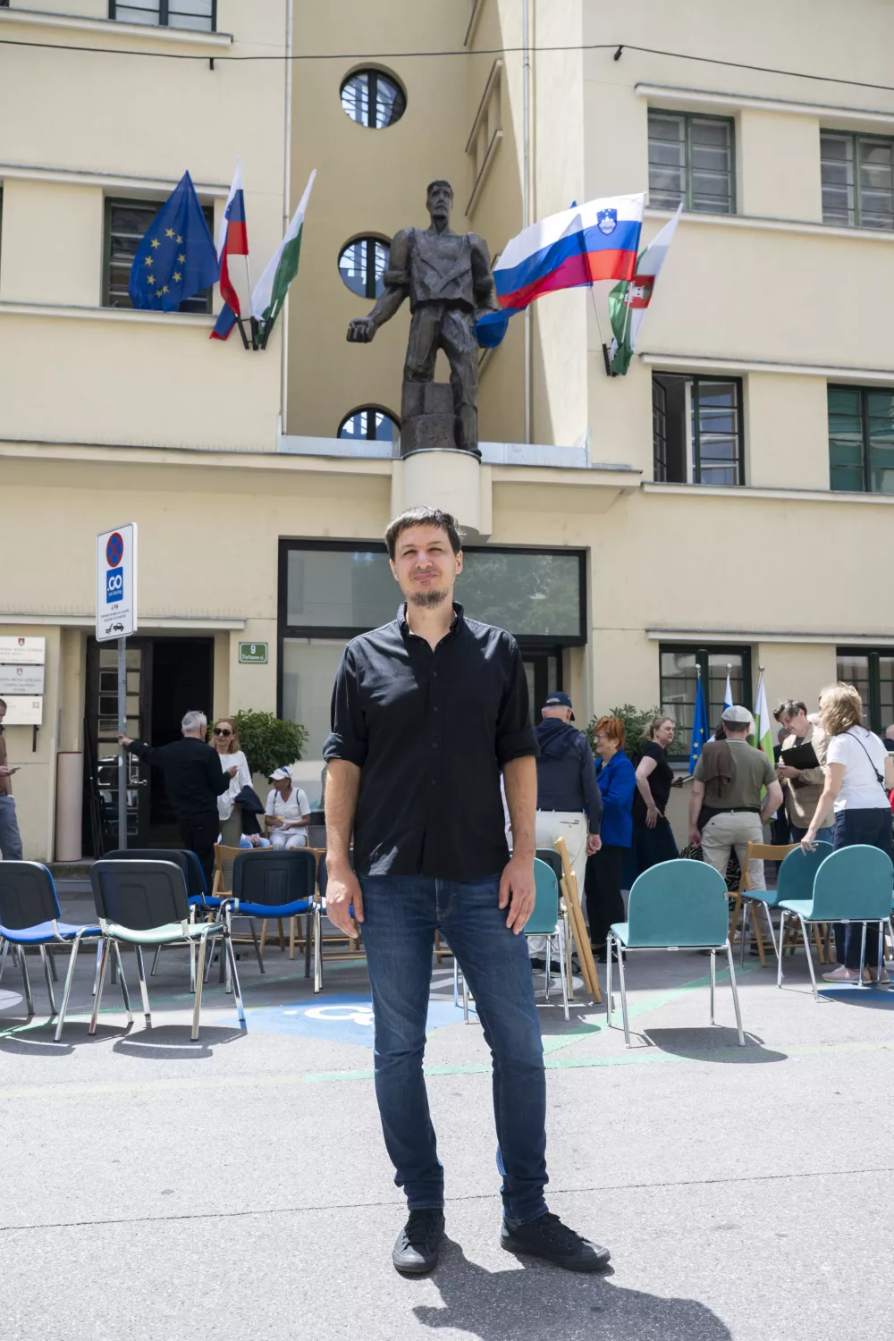 Vid Libnik14.06.2026 kip Sejalec na &Scaron;tefanovi ulici - otvoritvena slovesnost foto: Nik Erik Neubauer