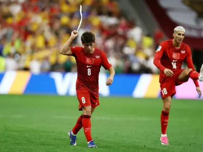 Soccer Football - FIFA World Cup 2026 - Group D - Australia v Turkey - BC Place, Vancouver, Canada - June 13, 2026 Turkey's Arda Guler reacts after the match REUTERS/Lee Smith   TPX IMAGES OF THE DAY