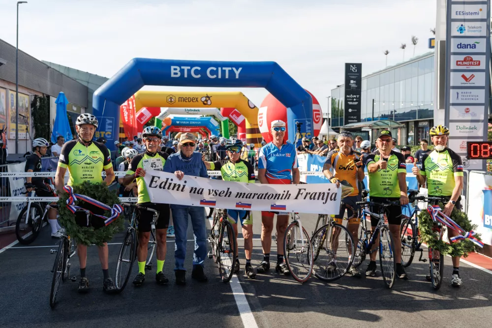 Ljubljana.Rekreativni maraton Franja.