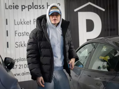 Norway's Marius Borg Hoiby on his way to a meeting with his lawyer in Oslo, Norway, Monday, Jan. 19, 2026. (Heiko Junge/NTB Scanpix via AP)