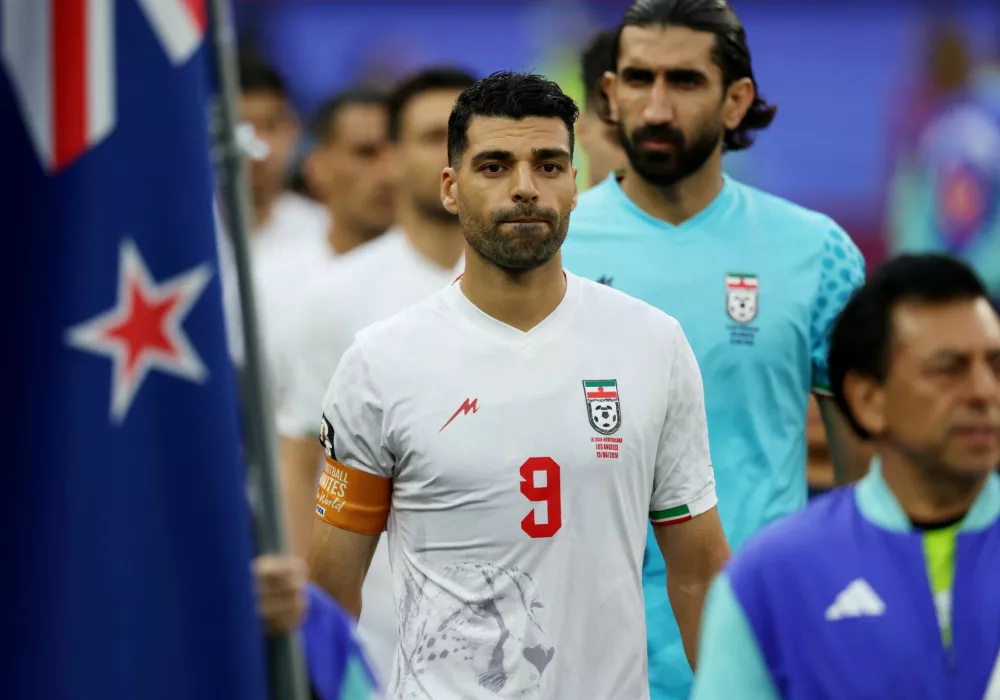 Soccer Football - FIFA World Cup 2026 - Group G - Iran v New Zealand - Los Angeles Stadium, Inglewood, California, U.S. - June 15, 2026 Iran's Mehdi Taremi before the match IMAGN IMAGES via Reuters/Kiyoshi Mio