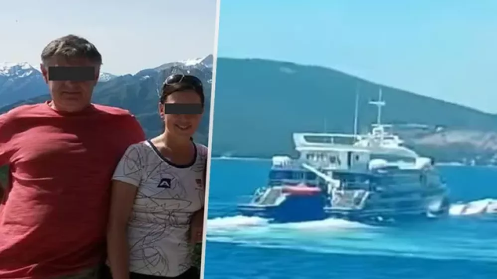 Pomorska nesreča pri Splitu. Vir: družbena omrežja