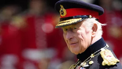 FILE PHOTO: King Charles III during a ceremony to present the Grenadier Guards with their new Colours at Buckingham Palace in London. Picture date: Tuesday June 9, 2026.  Aaron Chown/Pool via REUTERS/File Photo