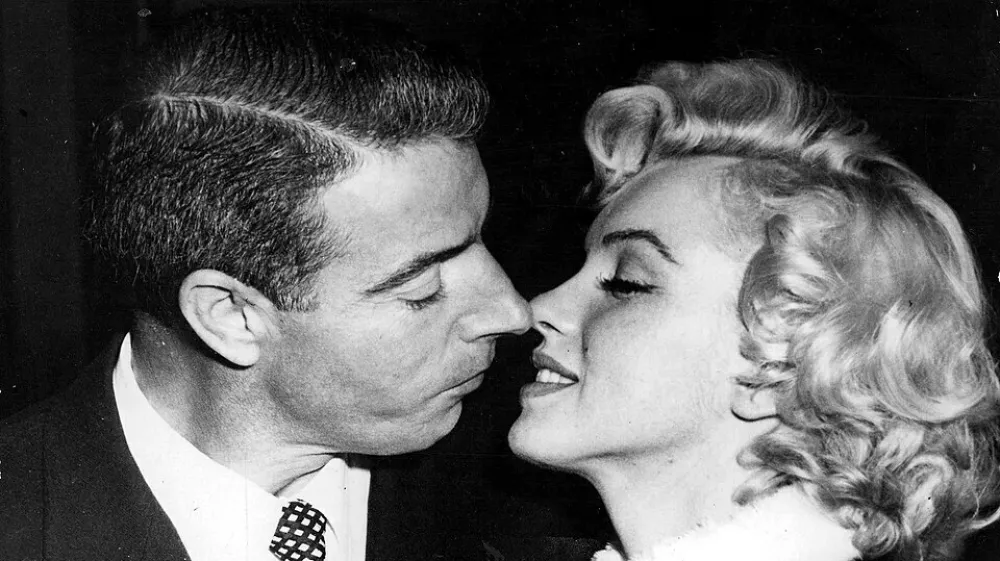 Joe DiMaggio in Marilyn Monroe na poroki / Foto: Wikipedija