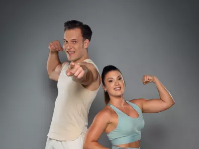 ali Nova trenerja Valerija Slapnik in Andrej Pavličević / Foto: (foto: Blaž Vatovec / Planet Tv