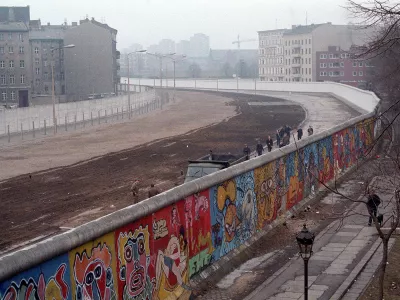 Berlinski zid pri Bethanienu leta 1986 / Foto: Wikipedija